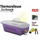 Thermorelieuse par bande FasBack - Epaisseur maxi : 350 feuilles A5/A4 FB20 FASTBACK N°2 Thermorelieur par bandes thermo-coll...