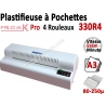 Plastifieuse à Pochettes A3 Pro - 4 Rouleaux + Plaque chauffante