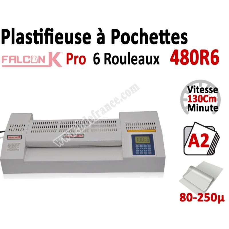 La plastifieuse 490R6FK format A2 FALCONK professionnelle intensif