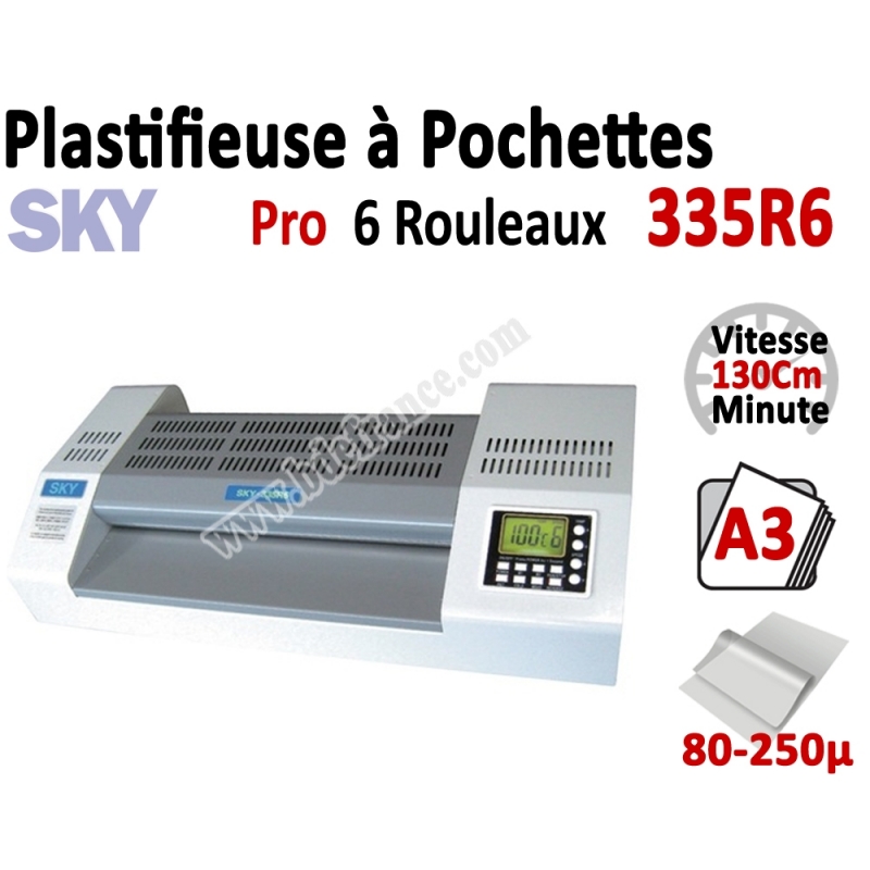 La plastifieuse 335R6 SKY format A3 professionnelle usage intensif