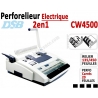 Perforelieur Electrique 20 feuilles A4 - Anneaux Plastique & 3:1 Métalliques