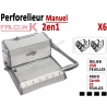 Perforelieur 3:1 & 2:1 manuel 25 pages - Relier 250 feuilles A4,Perforation Carré