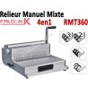 Relieur Manuel Plastique / Metal/ Coil -   Relier jusqu'a 450 Feuilles