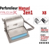Perforelieur 20 feuilles Plastique  -  Perforer 10 feuilles Coil 4:1 Oblong