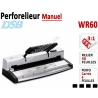 Perforelieur 3:1 manuel 6 pages - Relier 50 feuilles A4, Perforation Carré