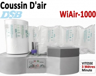 Vitesse gonflage coussins d'air 3m/Min - Jusqu'à 100 Cartons Par Jour WIAIR1000 DSB Machine D'emballage Coussin D'air