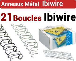Anneaux Métal IBIWIRE  GBC N°3B - Anneaux métalliques IBIWIRE