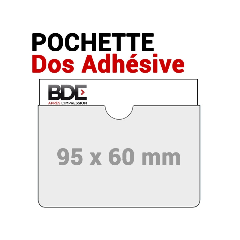 6861 - POCHETTE ADHESIVE MULTIMEDIA DUO USB AVEC CARTE DE VISITE