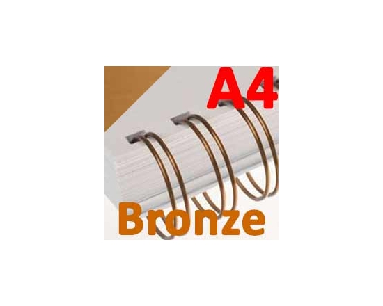 Anneaux métalliques 3:1 BRONZE FALCONK N° 3 - Anneaux métalliques A4 Bronze & A5