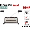 Perforelieur 3:1 manuel 20 pages - Relier 120 feuilles A4,Perforation Rond