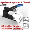 Agrafeuse à plat et à Cheval   - 2-60 feuilles