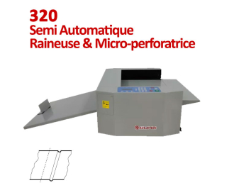 Raineuse Semi Automatique : 34cm - Raineuse & Micro-perfo  80 à 400gr/m²