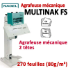 Agrafeuse à plat mécanique - A plat 270 feuilles à Cheval  80 feuilles