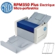 Microperforation Electrique : 35cm - Régler la vitesse 55 et 180 g/m2 RPM350PLUS  N° 1 Raineuses & Microperforation