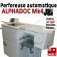 Perforation automatique A4 - 32 500 feuilles/heure ALPHADOC JBI Machine à relier par anneaux
