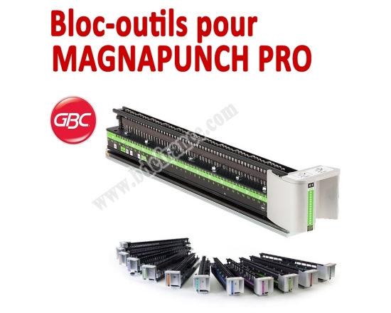 Bloc-outils pour Perforateur MAGNAPUNCH PRO  GBC N°5 Machines à relier professionnelles