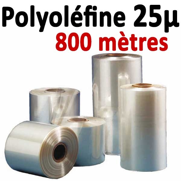 Film polyoléfine25µ#800 métres