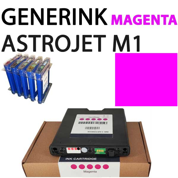 Cartouches d'encre GENERIQUE de couleur Magenta #compatibles avec les imprimantes couleur ASTROJET (M1,M1C,S1, MACH5/6, AS970).