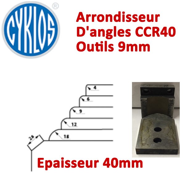Outil R9 Pour arrondisseur angles CCR40