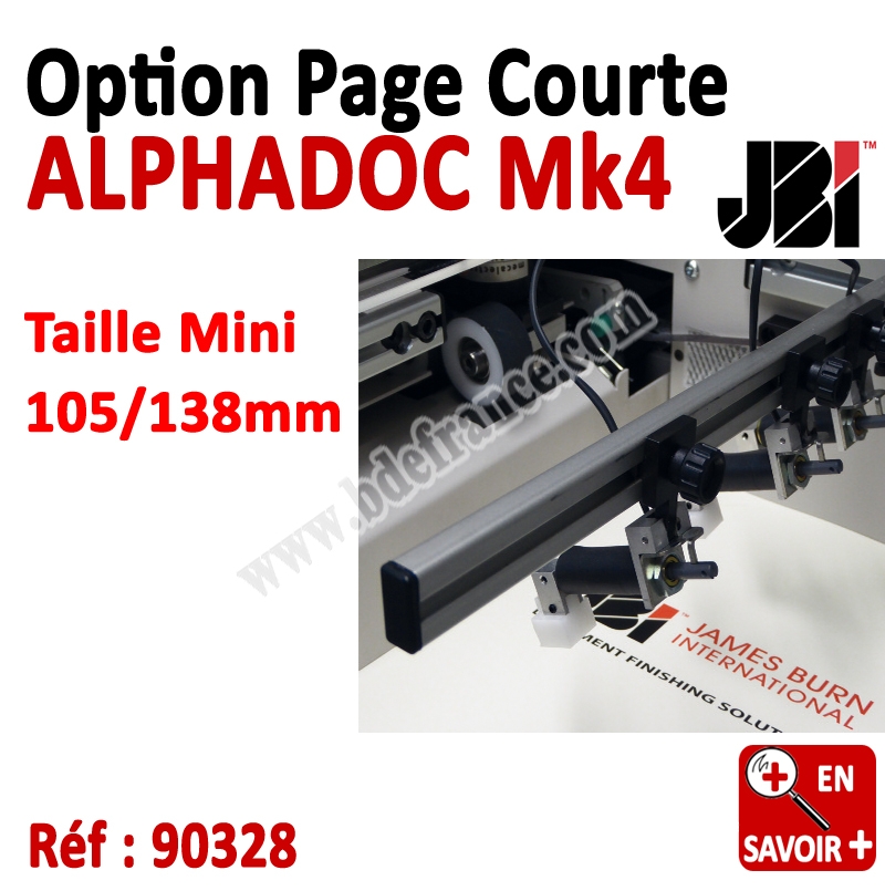 Option perfo page courte (105/138mm) pour Alphadoc Mk4 # 90328